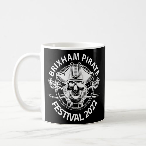 Brixham Pirate Festival 2022 Skull Party  Coffee Mug