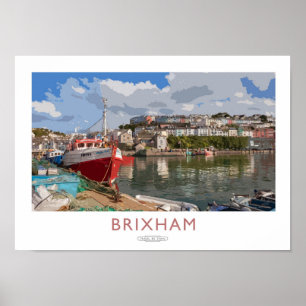 Brixham Railway Poster