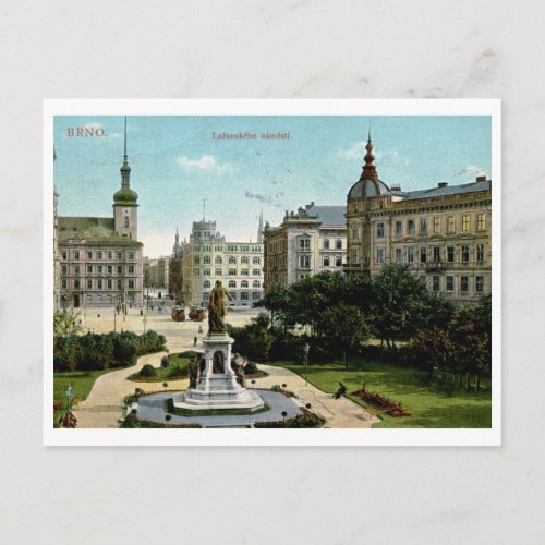 Brno Czech Republic 1913 Vintage Postcard