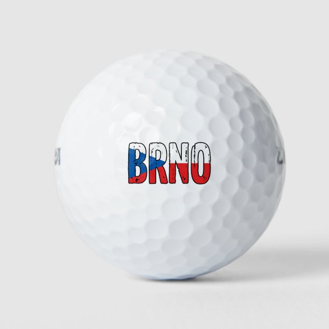 Brno Czech Republic Golf Balls (Front)