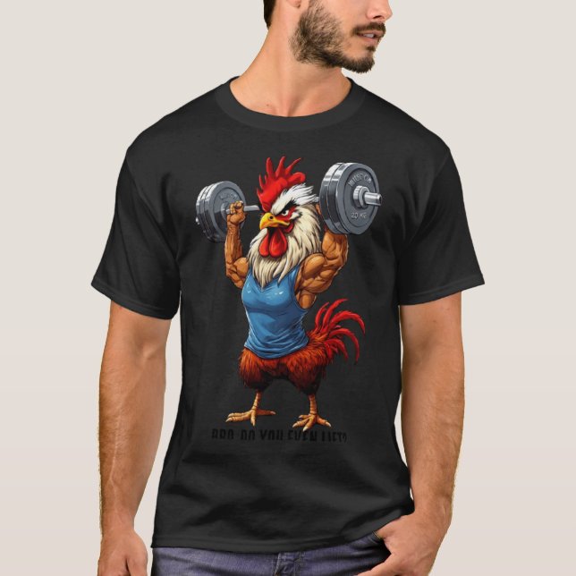 Bro Do You Even Lift Funny Wer Lift Gym Pun  T-Shirt (Front)