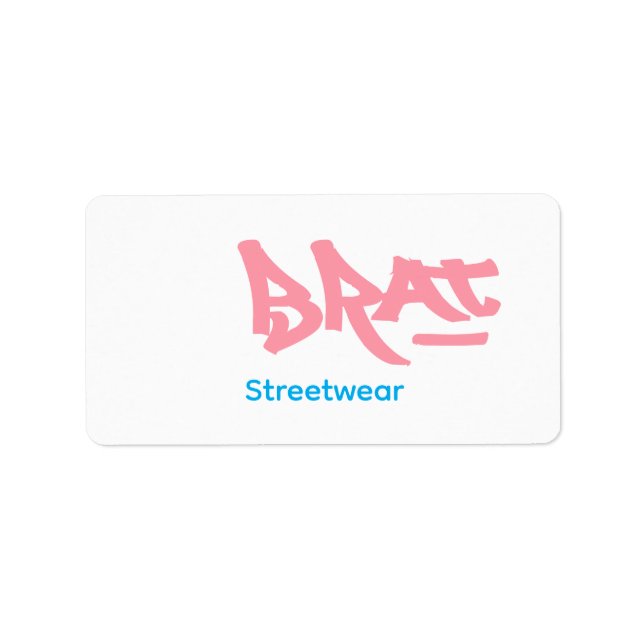 Bro logo label (Front)