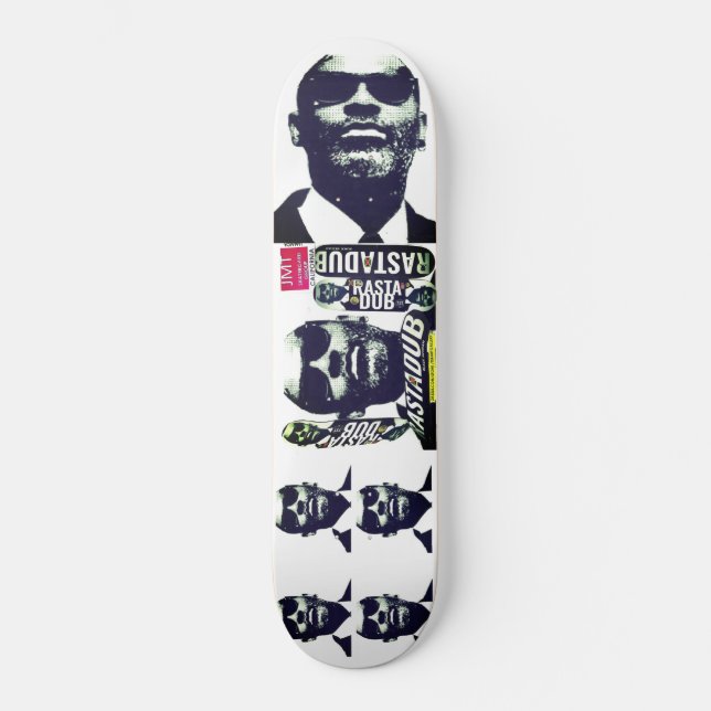 BRO NUM RASTA DUB Skateboard (Front)