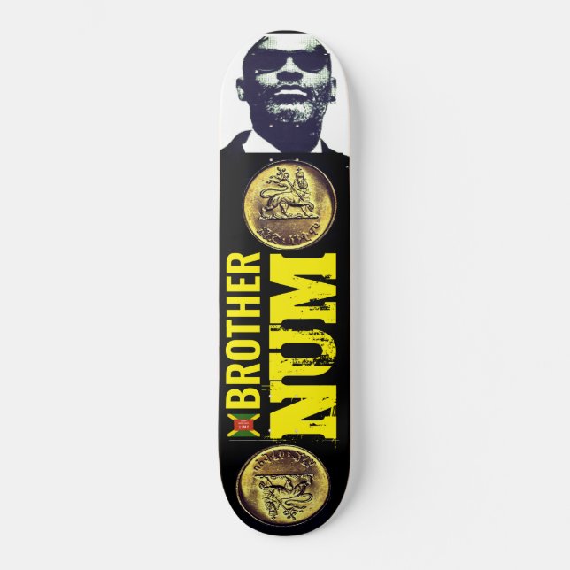 BRO NUM  RASTADUB Skateboard (Front)