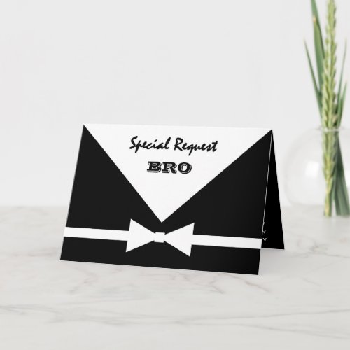 BRO _ Special Request _ Be My Best Man Invitation