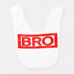 Bro Stamp Baby Bib