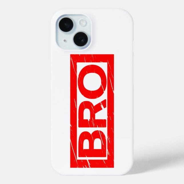 Bro Stamp Case-Mate iPhone Case (Back)