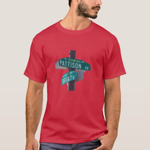 Broad and Pattison is where Philly Sports Happen T_Shirt