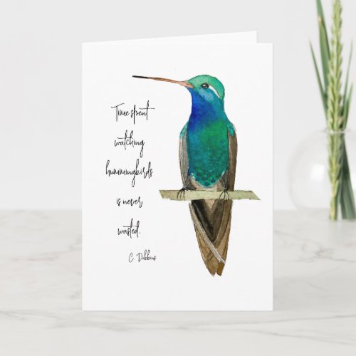 Broad_billed Hummingbird Card