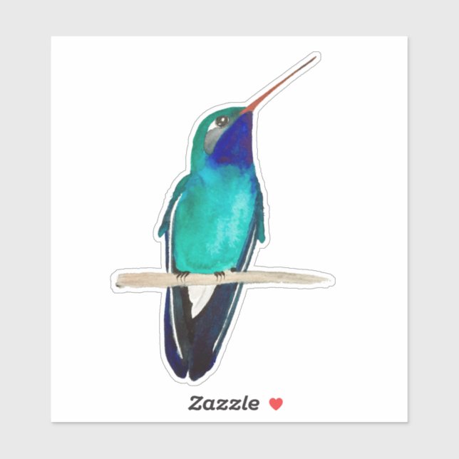 Broad-billed Hummingbird Sticker (Sheet)