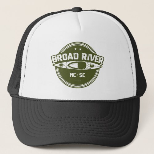 Broad River North Carolina South Carolina Kayaking Trucker Hat