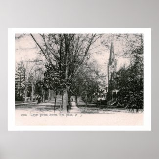 Broad St., Red Bank, NJ 1906 Vintage Style