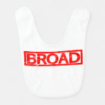 Broad Stamp Baby Bib