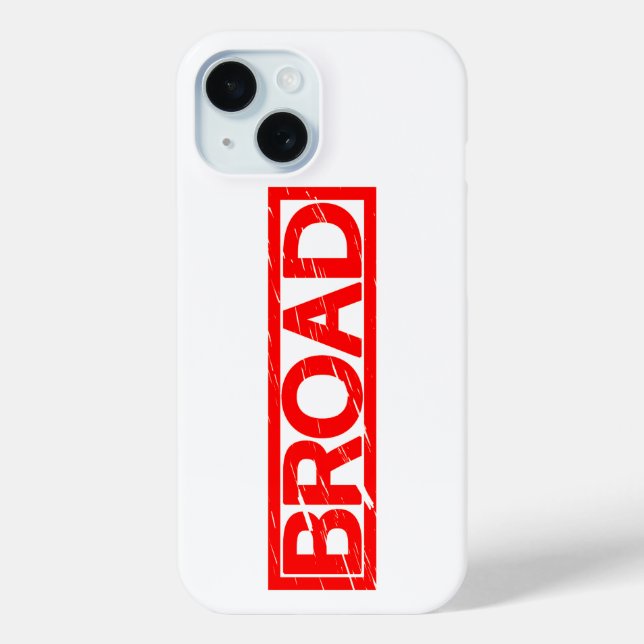 Broad Stamp Case-Mate iPhone Case (Back)