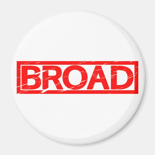 Broad Stamp Magnet (Front)