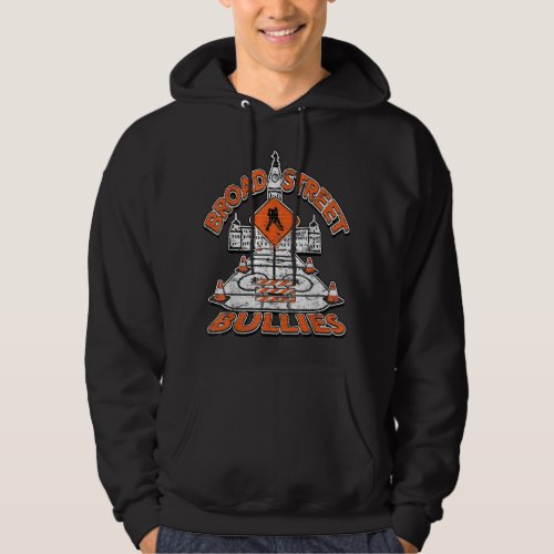 Broad Street Bullies Philadelphia Orange and Black Hoodie