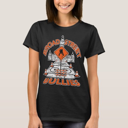 Broad Street Bullies Philadelphia Orange and Black T_Shirt