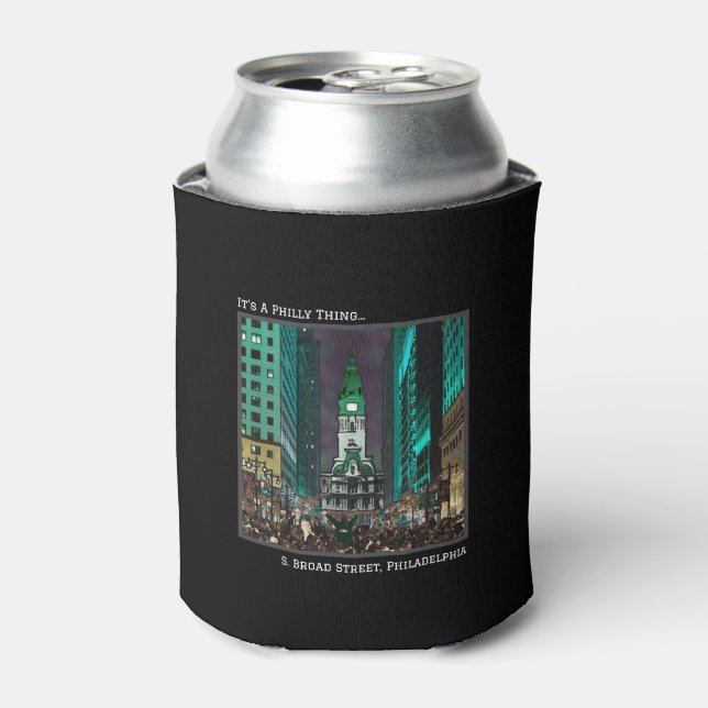 Broad Street, Philadelphia Can Cooler (Can Front)