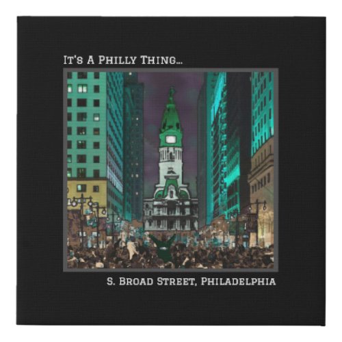 Broad Street Philadelphia Canvas Print