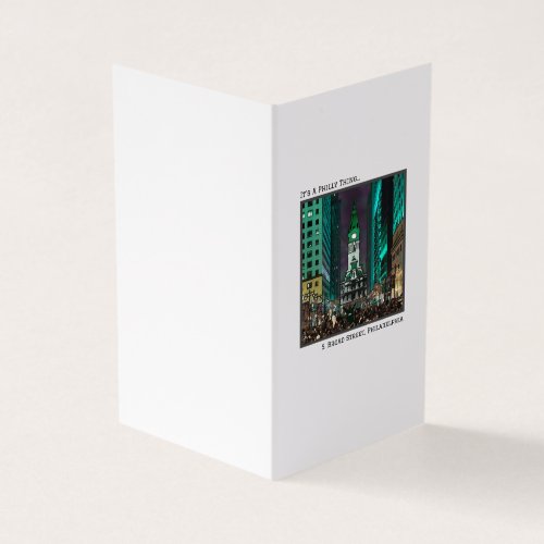 Broad Street Philadelphia Greeting Card