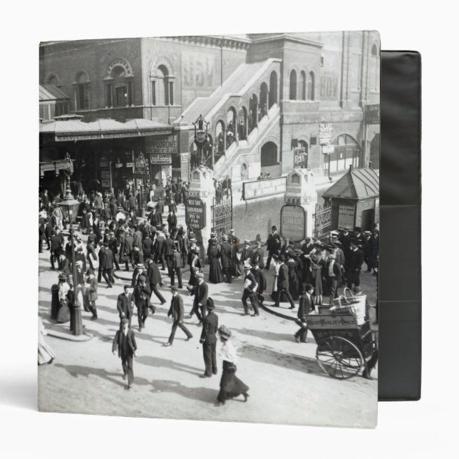 Broad Street Railway Station, London, c.1890 Binder (Front/Inside)