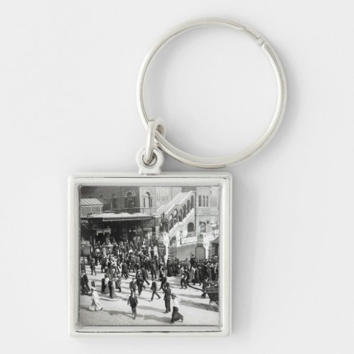 Broad Street Railway Station London c1890 Keychain