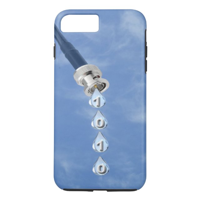 Broadband Cable Dripping Data iPhone 7 Plus Case (Back)