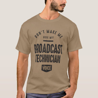 Broadcastechnician Job Profession vintage T-Shirt