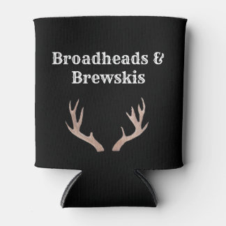 Broadheads and Brewskis can koozie