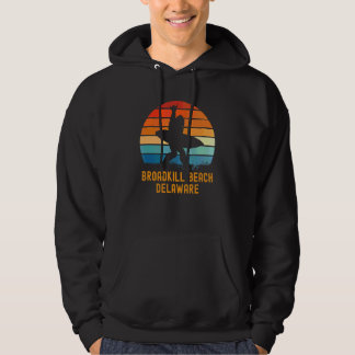 Broadkill Beach  Delaware Sasquatch Souvenir Hoodie