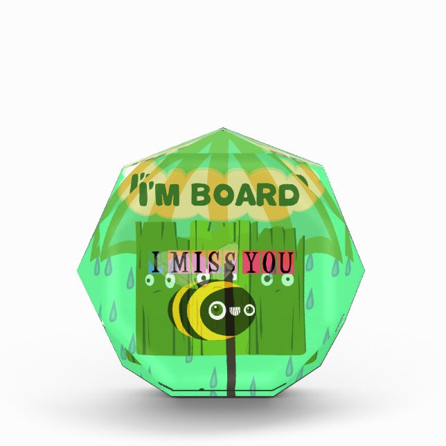 Broadly Speaking I miss You: Inspirational Text  Award (Front)