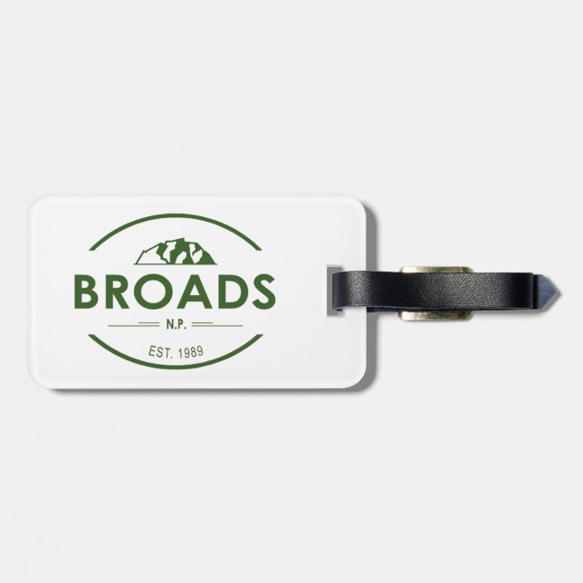 Broads National Park Luggage Tag (Back Horizontal)