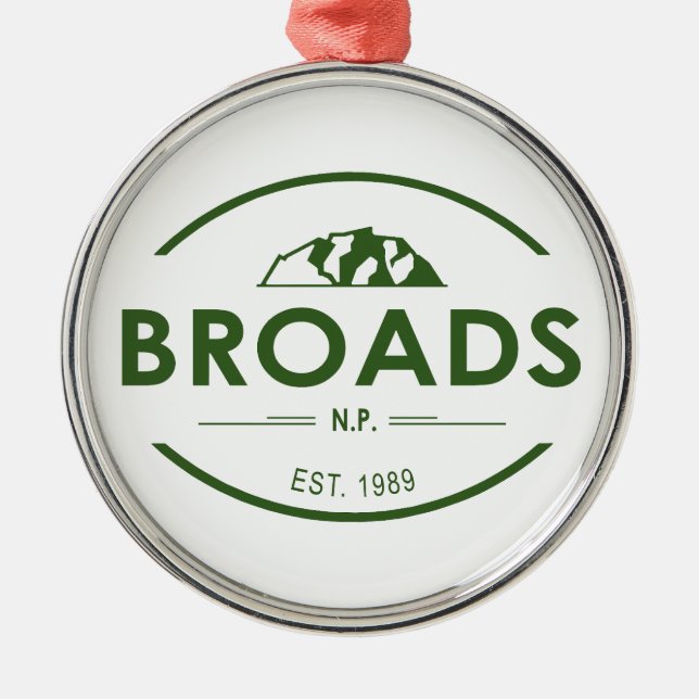 Broads National Park Metal Ornament (Front)