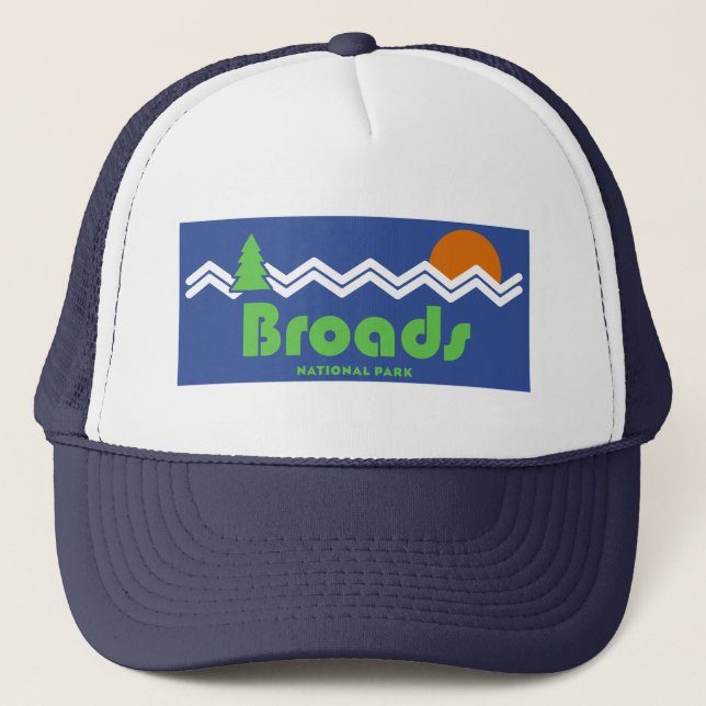 Broads National Park Retro Trucker Hat (Front)