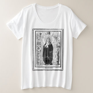 Broadsheet with the Virgin of Sorrows Plus Size T-Shirt