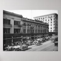 Broadway and Fourth Street, Los Angeles, ca.1908