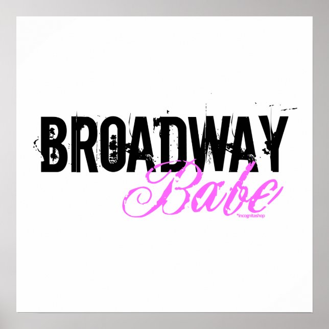 Broadway Babe Poster (Front)