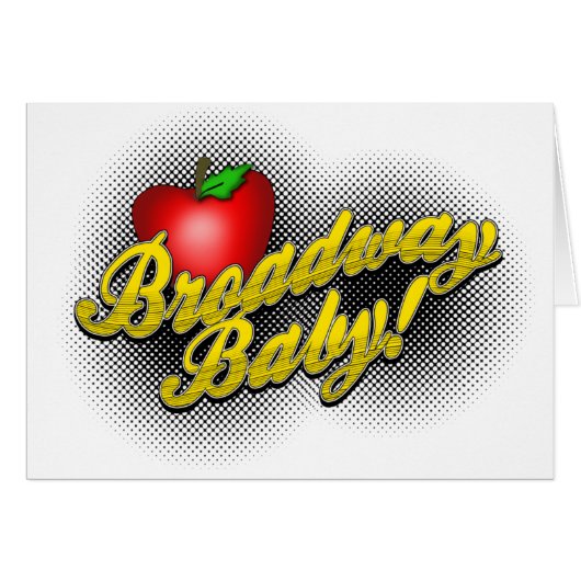 Broadway Baby! Cards (Front Horizontal)