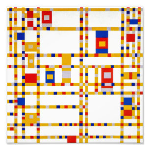 Broadway Boogie Woogie Piet Mondrian Photo Print
