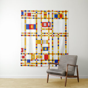 Broadway Boogie Woogie   Piet Mondrian   Tapestry