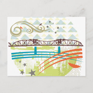 Broadway Bridge Portland Postcard