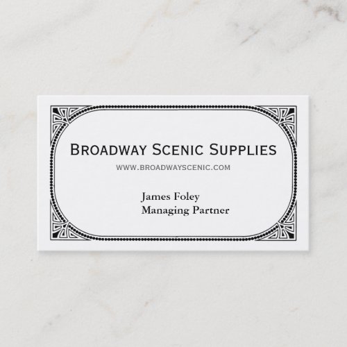 Broadway Business Cards