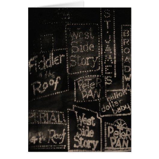 Broadway ~ Card (Front)