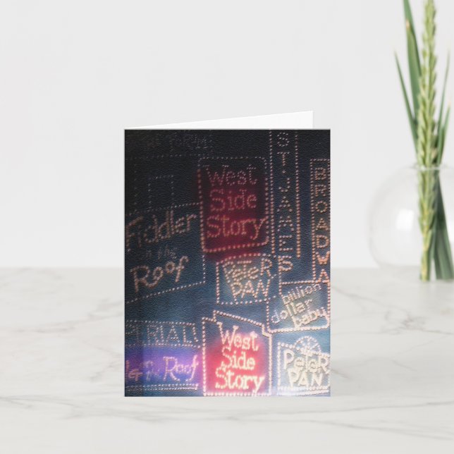 Broadway ~ Card / Invitations (Front)