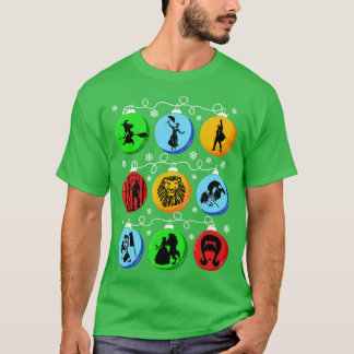 Broadway Christmas Bulbs T-Shirt