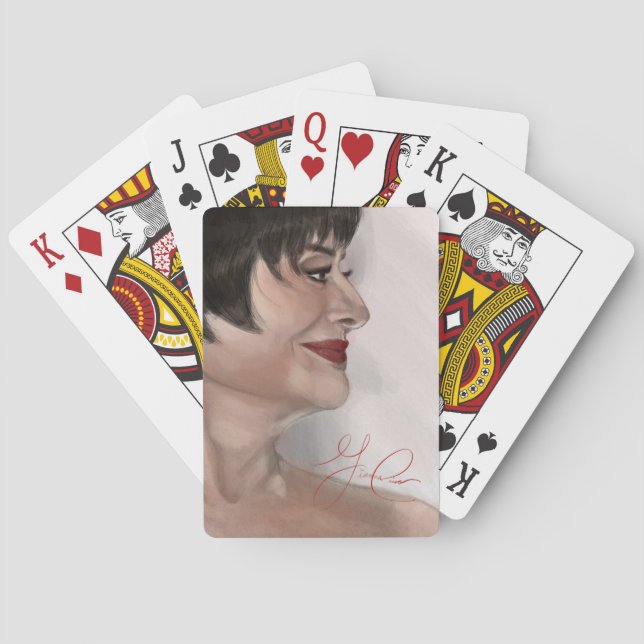 Broadway Deva Fan Art Collection Poker Cards (Back)