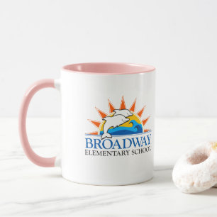 Broadway Elementary School Color logo Mug