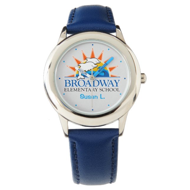 Broadway Elementary School color logo watch (Front)