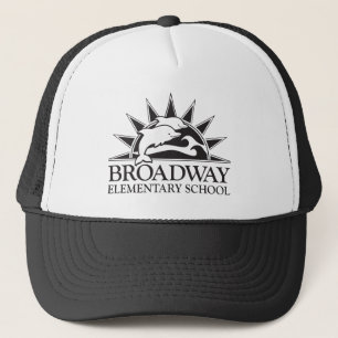 Broadway Elementary School kids black logo Trucker Hat