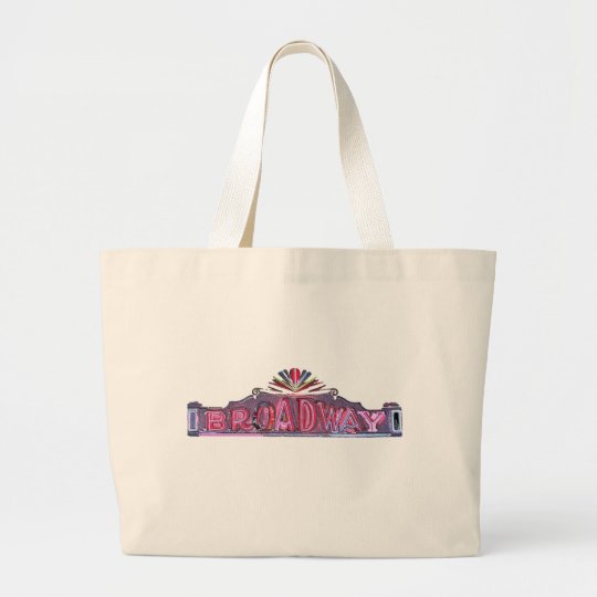 Broadway! Large Tote Bag